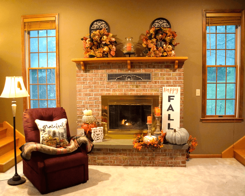 Vintage Decor Fall Living Room