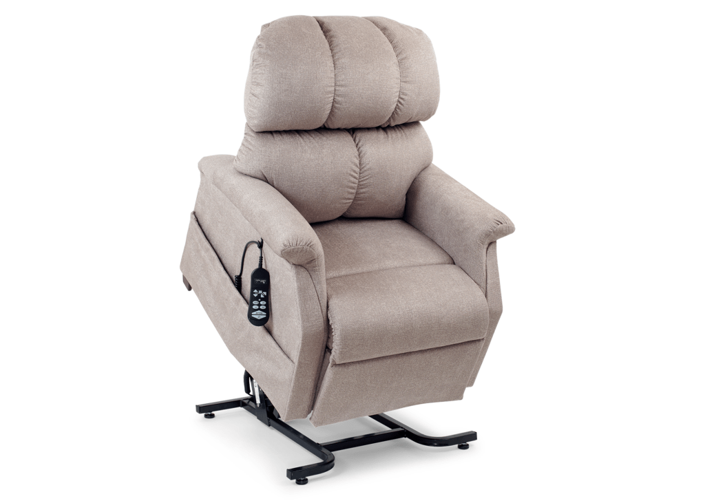 What is a footrest extension on a power lift recliner?